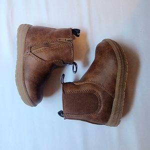 Cat & Jack Toddler Camel Boots 4